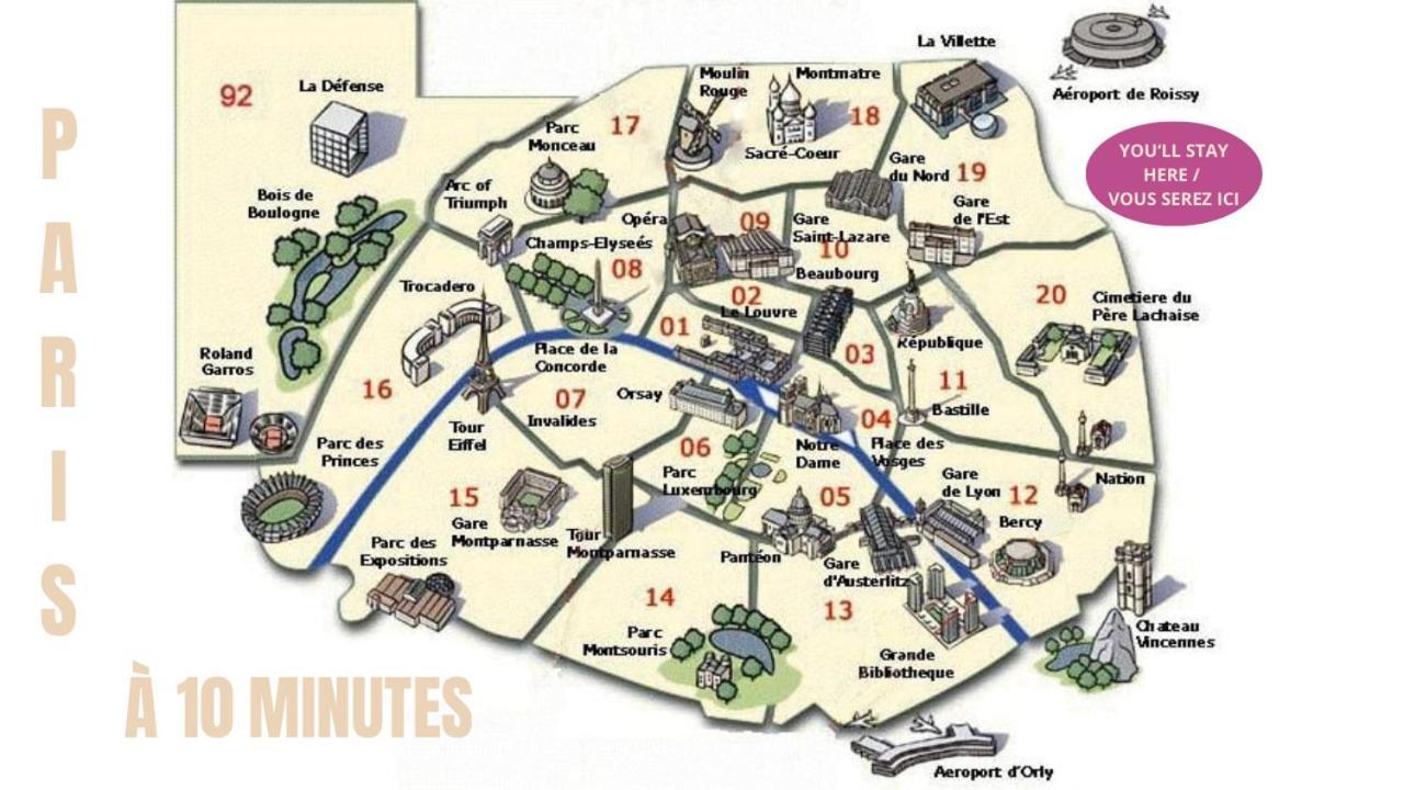 Appartement 2 Pieces A Quelques Minutes De Paris Le Pre-Saint-Gervais Ngoại thất bức ảnh